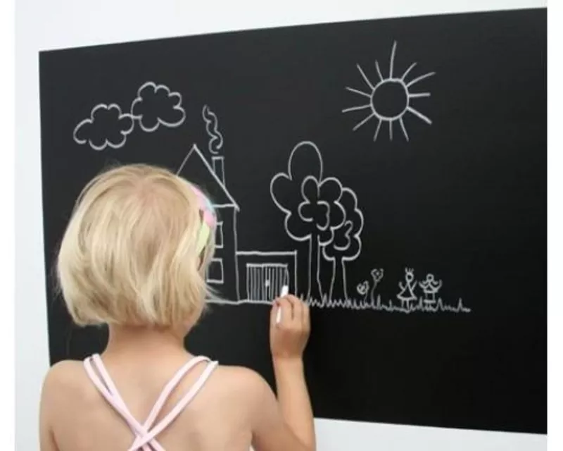Меловые и маркерные обои для развития рисования у детей. 2