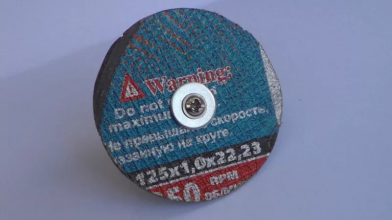 Отрезной диск по металлу с насадкой для бормашинки 2